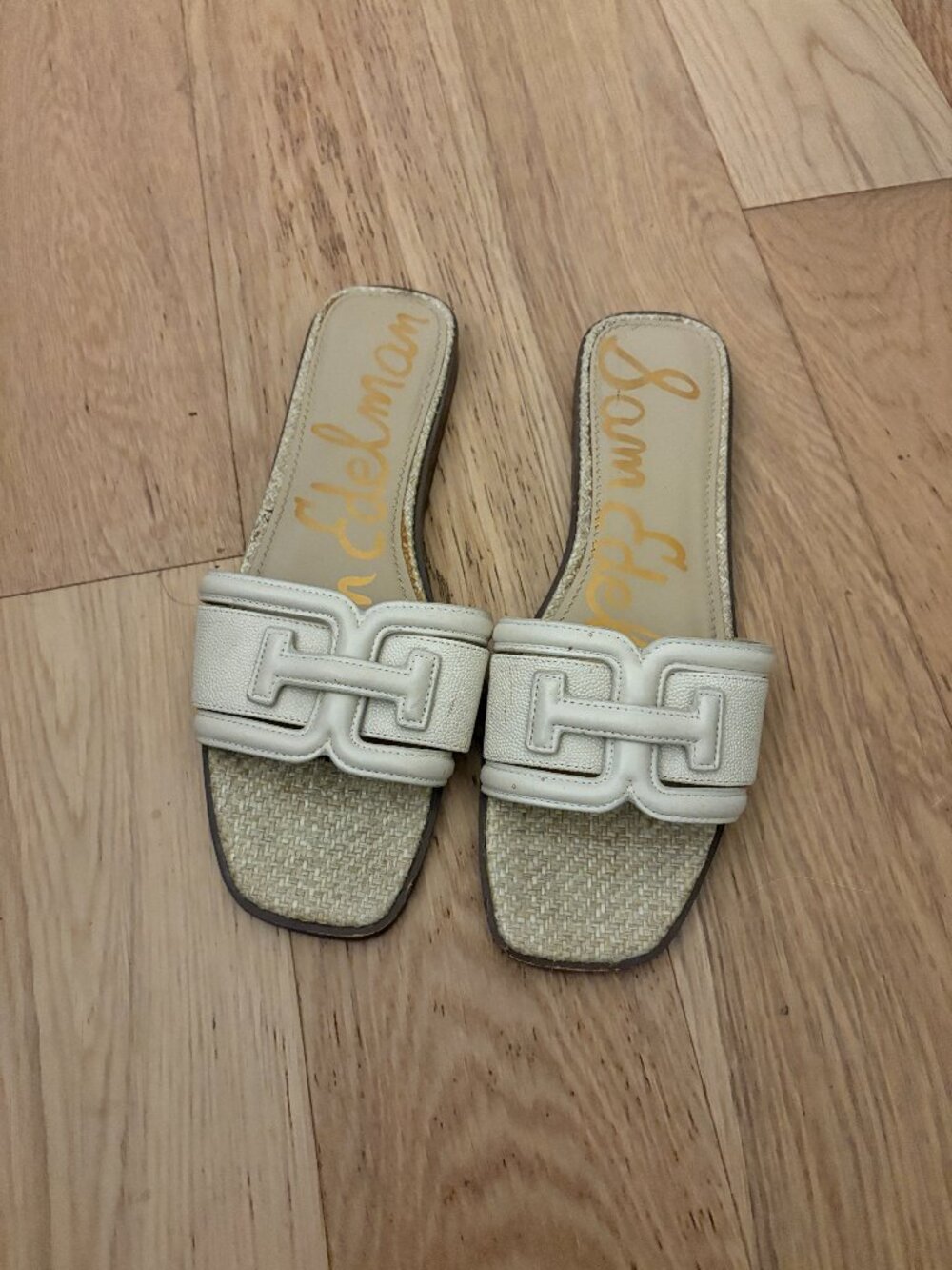 Sam Edelman Cream Sandals Size 9.5